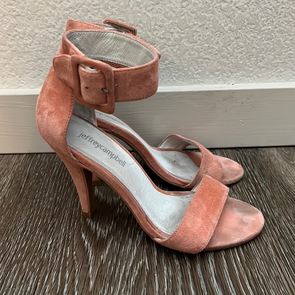 Jeffrey Campbell Pink Suede High Heels
